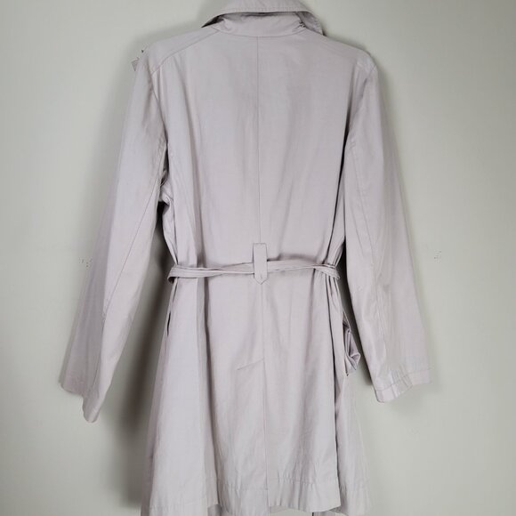 MICHAEL Michael Kors Double Breasted Trench Coat Classic Designer Outerwear - Picture 4 of 13